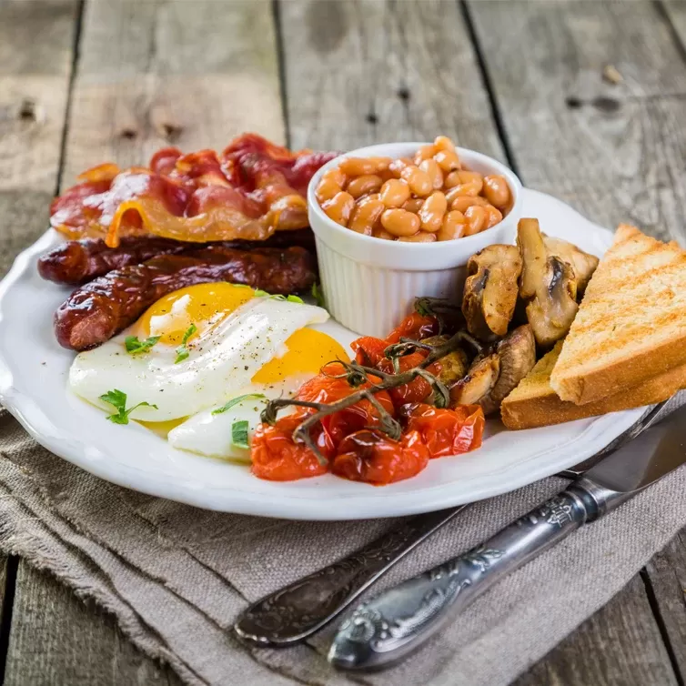 Breakfast Menu at the Alley